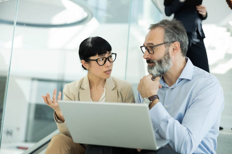 Professional coach working with confidence